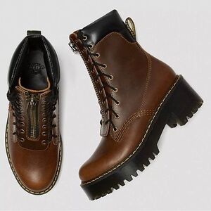 Dr. Martens lugged platform Karmilla lace up boots